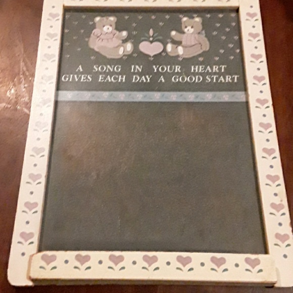 Wooden Other - HANGING  CHALKBOARD.  9X 11 SIZE.